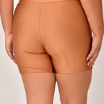Short Plus Size Cintura Alta Caramelo Prada