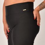Short Plus Size Cintura Alta Preto Prada