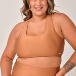 Top Plus Size Com Bojo Caramelo Prada
