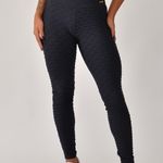 Legging Fitness Cintura Alta Preta Jacar Tulipa