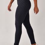 Legging Fitness Cintura Alta Preta Jacar Tulipa