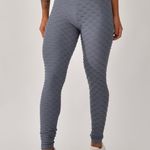 Legging Fitness Cintura Alta Cinza Jacar Tulipa