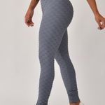 Legging Fitness Cintura Alta Cinza Jacar Tulipa
