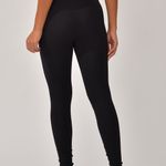 Legging Canelada Cós Alto Preta Bela