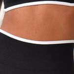 Conjunto Short Fitness Cintura Alta Preto Prime 