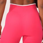 Short Fitness Cintura Alta Rosa Prime 