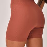 Short Fitness Cintura Alta Terracota Prime