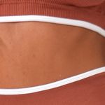 Conjunto Short Fitness Cintura Alta Terracota Prime
