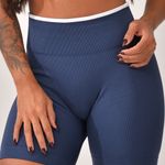 Short Fitness Cintura Alta Marinho Prime 