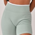 Short Fitness Cintura Alta Verde Prime 