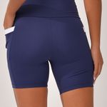 Bermuda Fitness Com Bolso Marinho Vibre