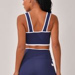 Conjunto Bermuda Fitness Com Bolso Marinho Vibre