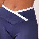 Conjunto Bermuda Fintess Marinho Bruma