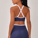 Conjunto Bermuda Fintess Marinho Bruma