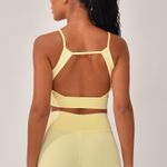 Conjunto Short Fitness Básico Amarelo Light
