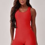 Macaquinho Fitness Vermelho Pure
