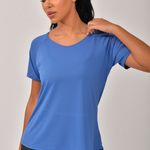 Blusa Fitness Azul Air Dry Fit