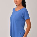 Blusa Fitness Azul Air Dry Fit