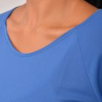 Blusa Fitness Azul Air Dry Fit