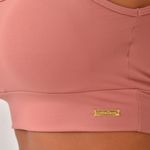 Top Fitness Com Alcinha Rosado Back