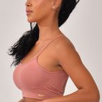 Top Fitness Com Alcinha Rosado Back