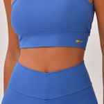 Conjunto Short Fitness Básico Azul Light