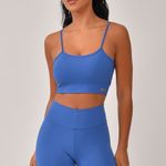 Conjunto Short Fitness Básico Azul Light