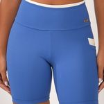 Bermuda Fitness Com Bolso Azul Force