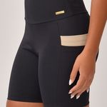 Bermuda Fitness Com Bolso Preto Force