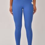 Legging Fitness Com Bolso Azul Force