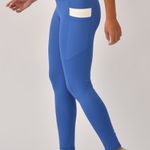 Legging Fitness Com Bolso Azul Force