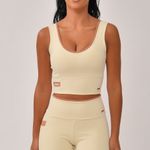 Conjunto Bermuda Fitness Com Bolso Bege Force