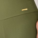 Short Fitness Verde Jacquard Crochê