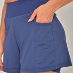 Short Fitness Duplo Com Bolso Marinho Tree