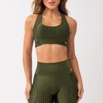 Conjunto Bermuda Fitness Verde Escuro Pulse