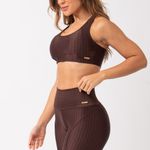 Conjunto Bermuda Fitness Café Pulse