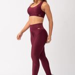 Conjunto Legging Fitness Vinho Pulse