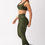 Conjunto Legging Fitness Verde Escuro Pulse