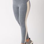 Legging Fitness Cinza e Off White Ultra