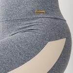 Legging Fitness Cinza e Off White Ultra