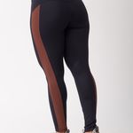 Legging Fitness Preta e Marrom Ultra
