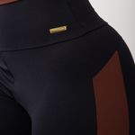 Legging Fitness Preta e Marrom Ultra