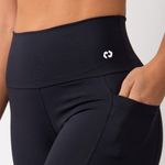 Legging Alta Compressão Com Bolso Preta Run