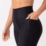 Bermuda Fitness Com Bolso Preta Pure