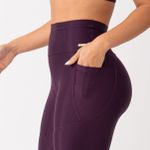Bermuda Fitness Com Bolso Roxo Pure