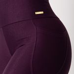 Bermuda Fitness Com Bolso Roxo Pure