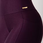 Legging Fitness Com Bolso Roxo Pure
