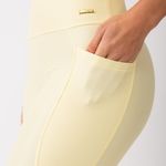 Legging Fitness Com Bolso Amarela Pure