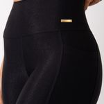 Legging Fitness Com Bolso Preta Pure