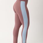 Legging Cintura Alta Feminina Rosê e Azul Rush